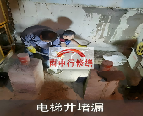 云南星雨华府电梯井堵漏案例